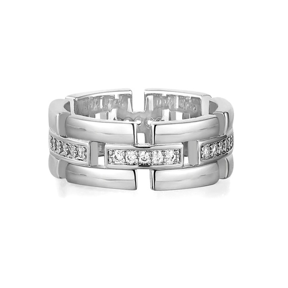 Luv AJ THE ROSSI CIGAR RING- SILVER - Picture 3 of 4